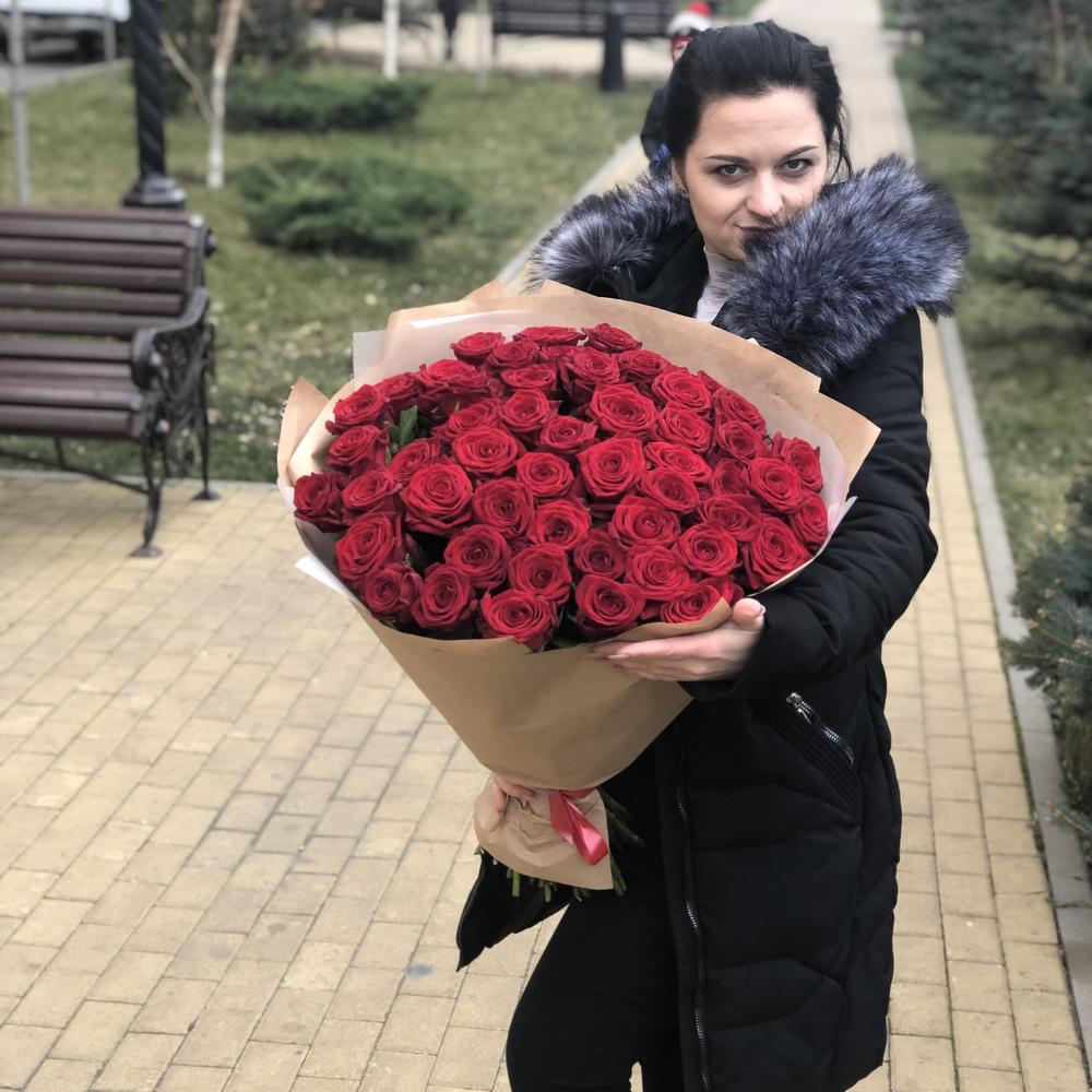 Букет 51 красная роза Киев